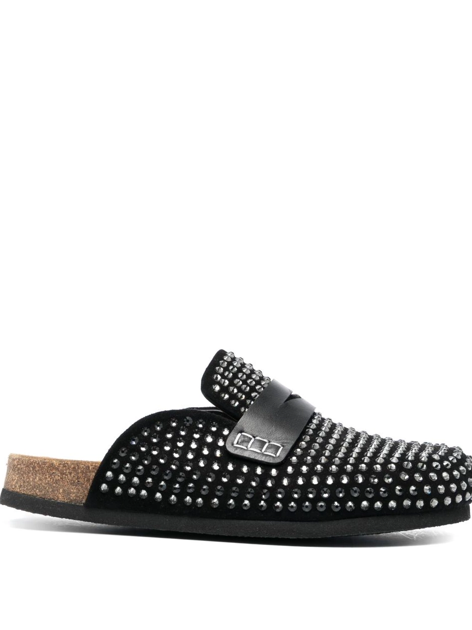 mules Anderson JW crystal-embellished leather Women 0503